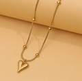 Gold-Plated Anti Tarnish Heart themed Necklace