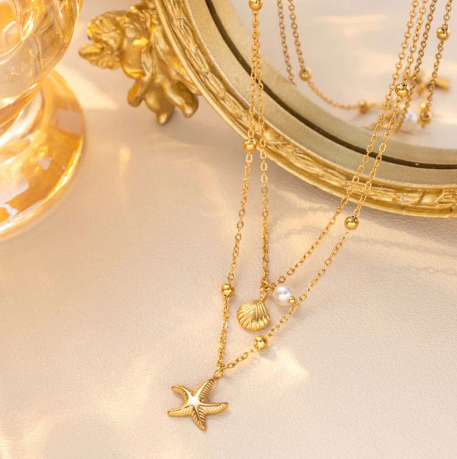 Star Themed Stacked Necklace