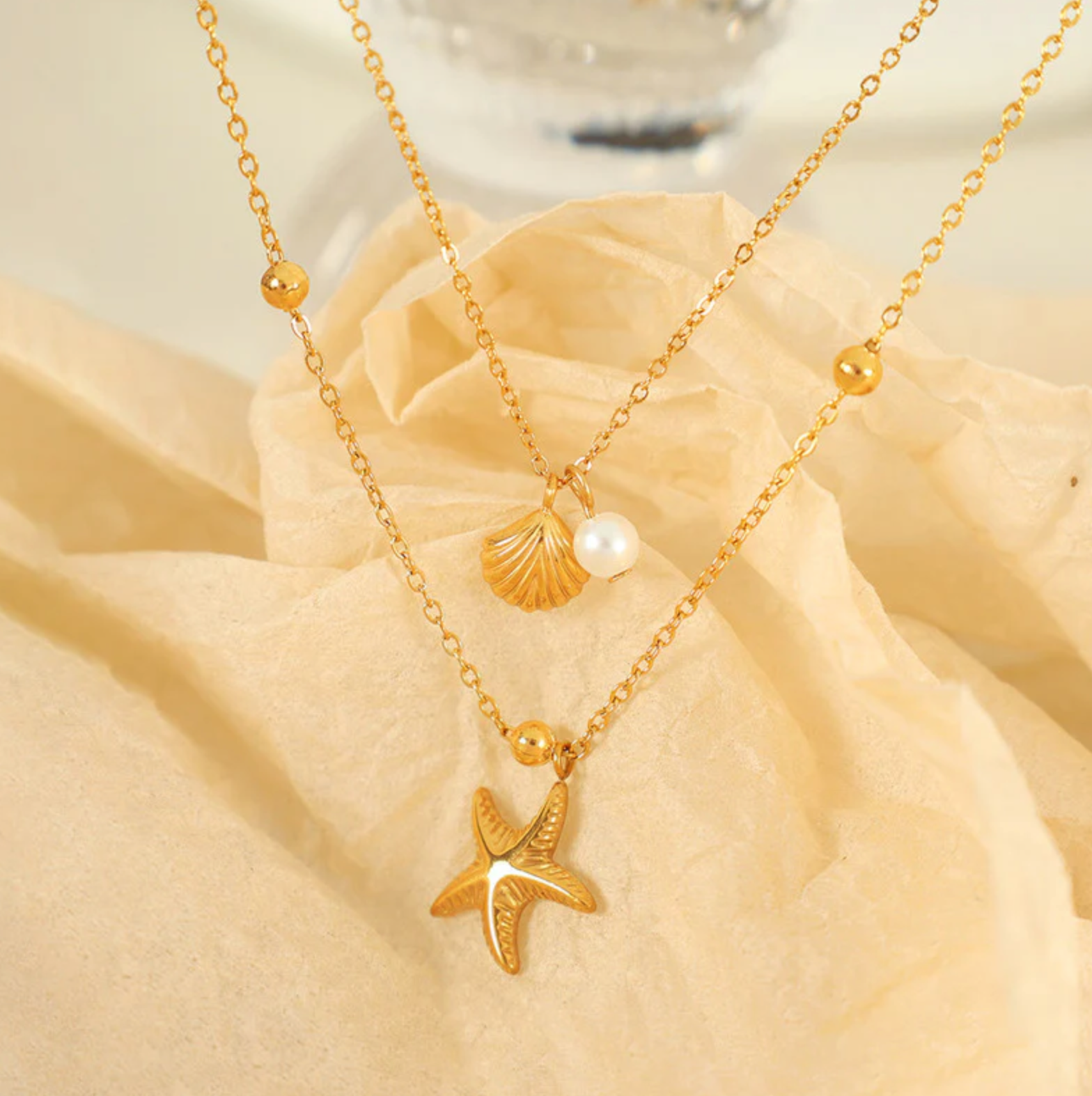 Star Themed Stacked Necklace