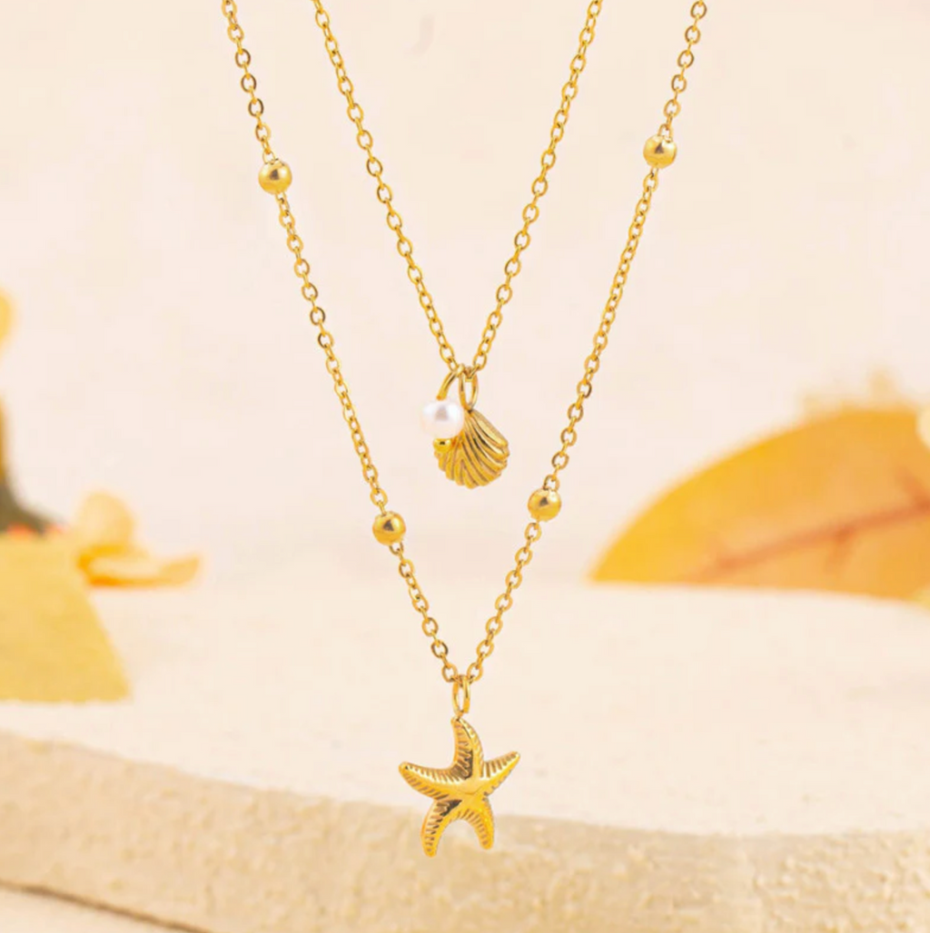 Star Themed Stacked Necklace