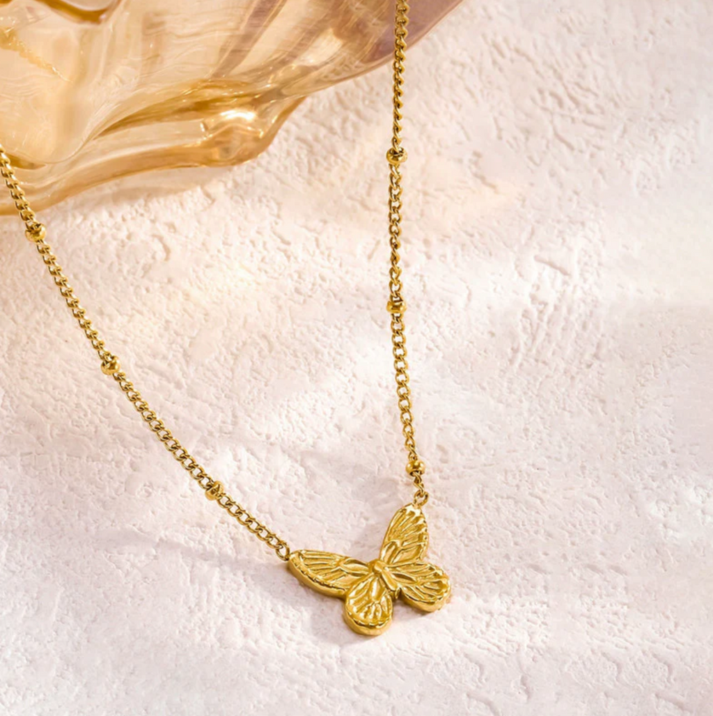 Butterfly Themed Pendant Necklace