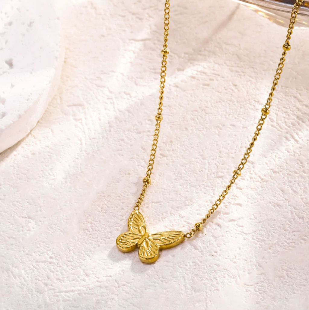 Butterfly Themed Pendant Necklace