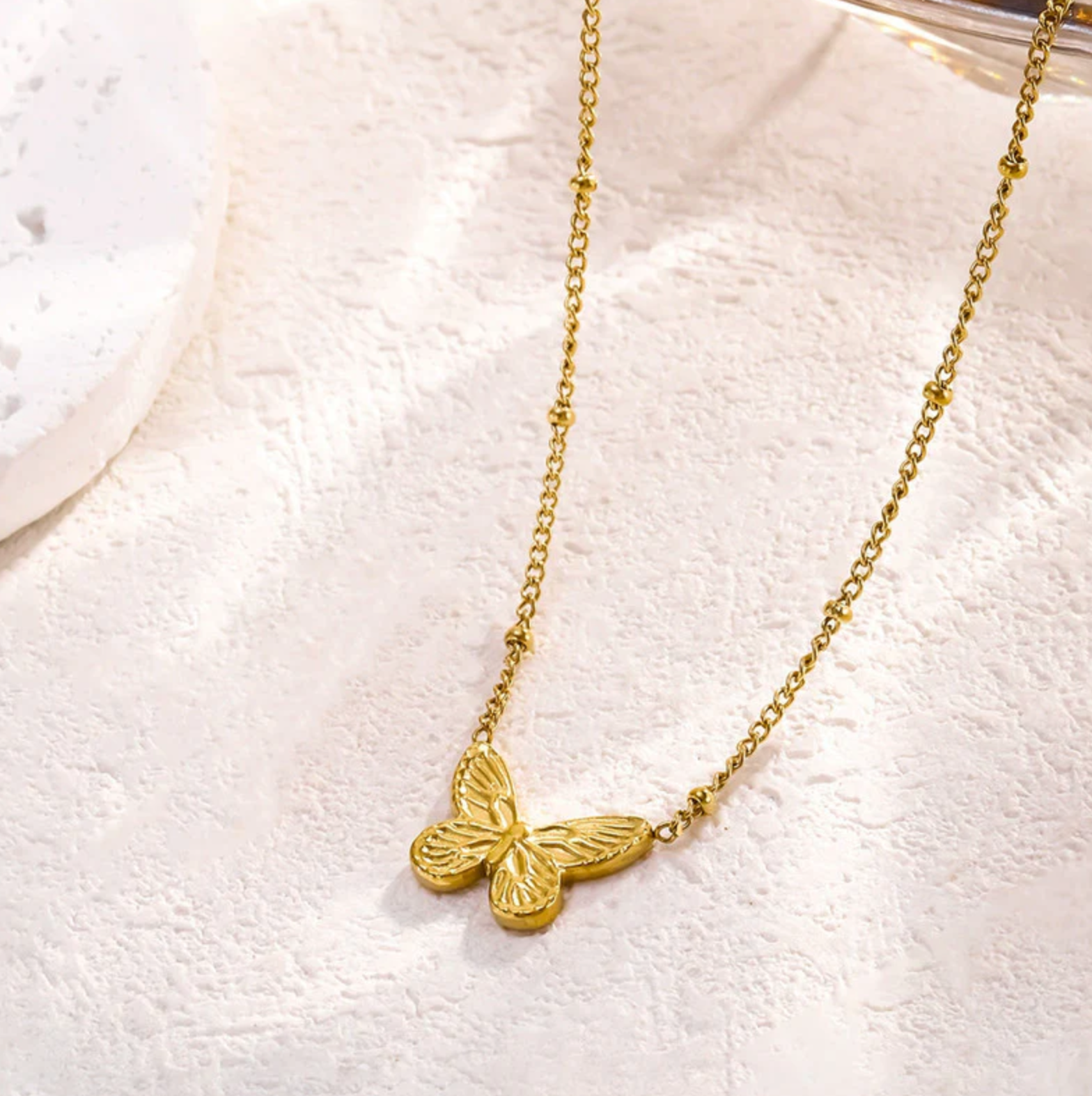 Butterfly Themed Pendant Necklace