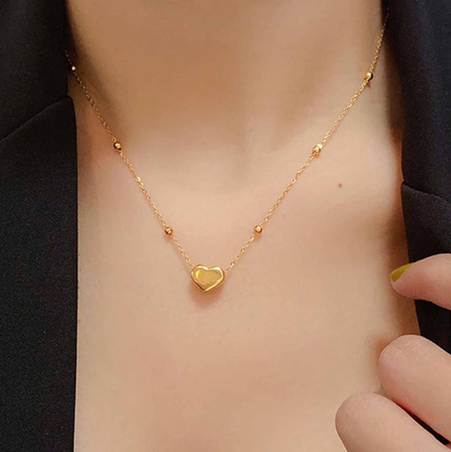 Heart Themed Pendant Necklace