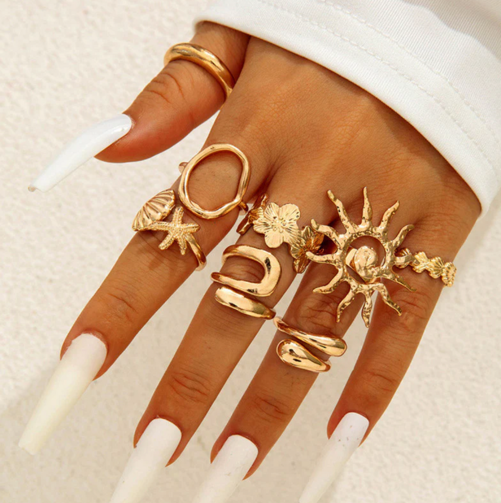 Stackable Rings Pack of 8