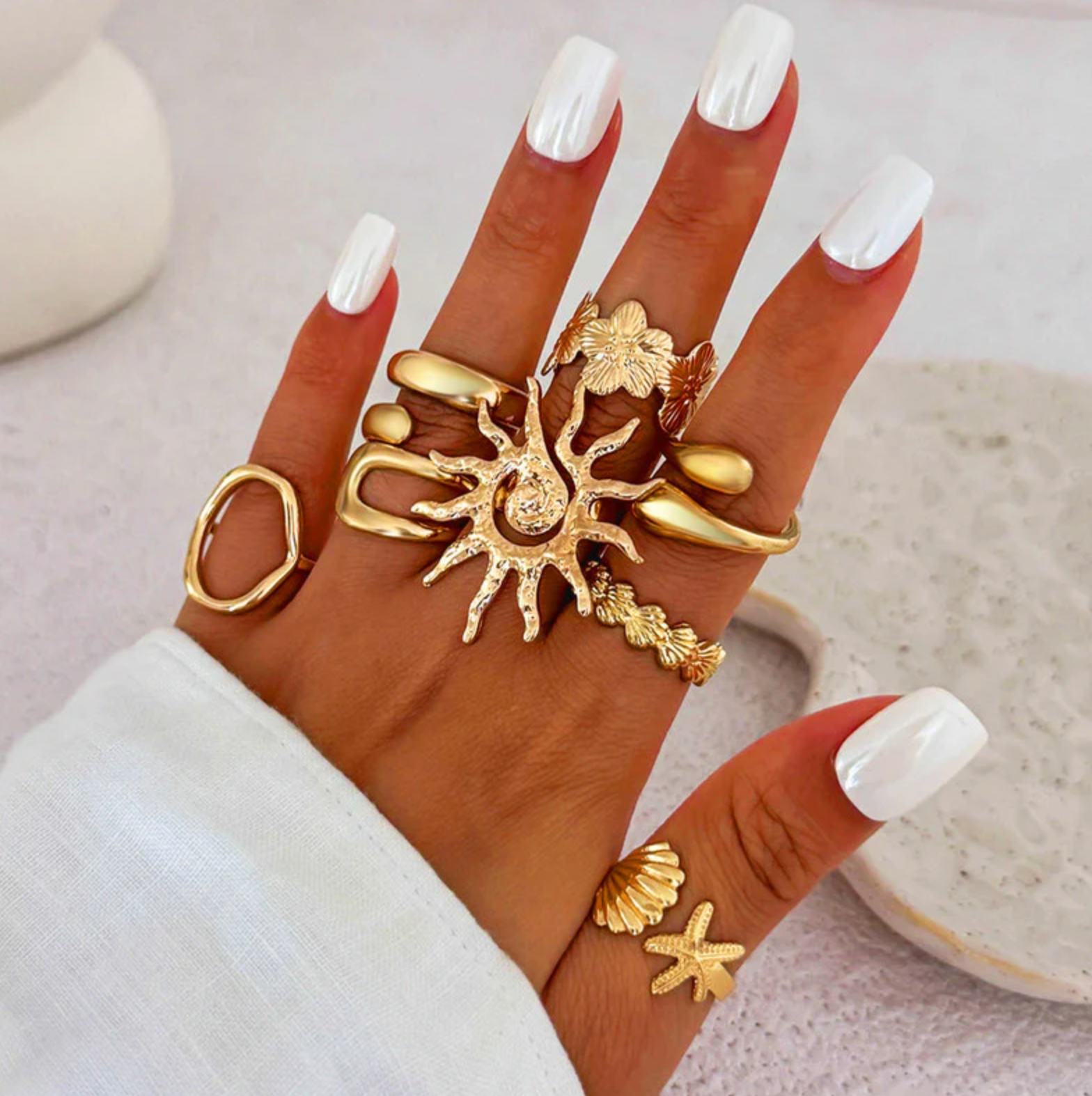 Stackable Rings Pack of 8