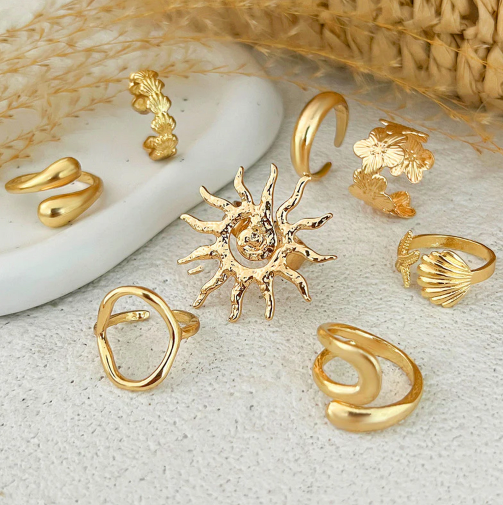 Stackable Rings Pack of 8