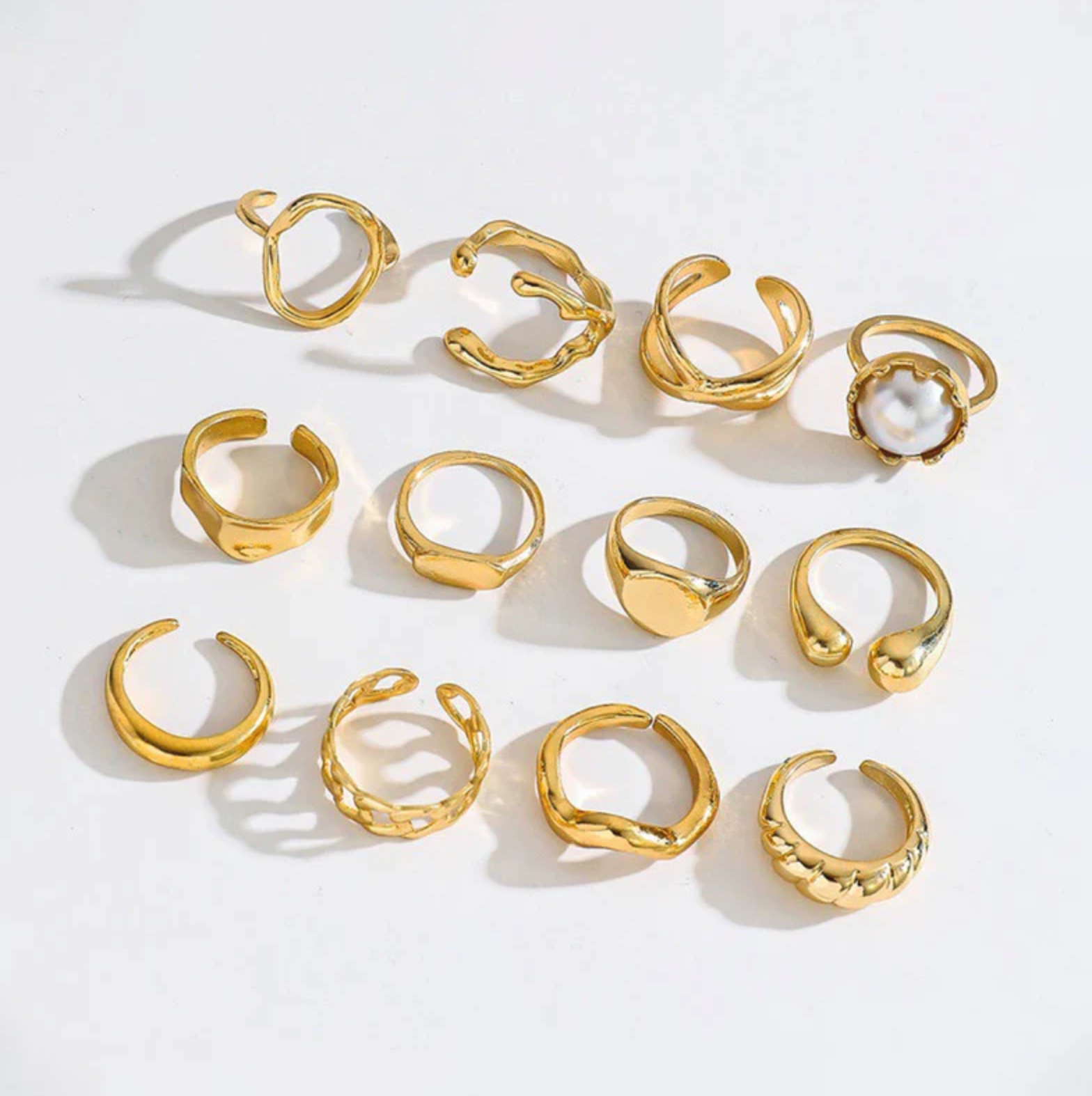 Pack of 12 Stackable Rings