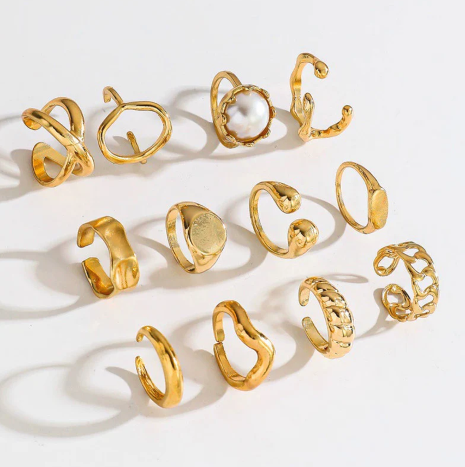 Pack of 12 Stackable Rings
