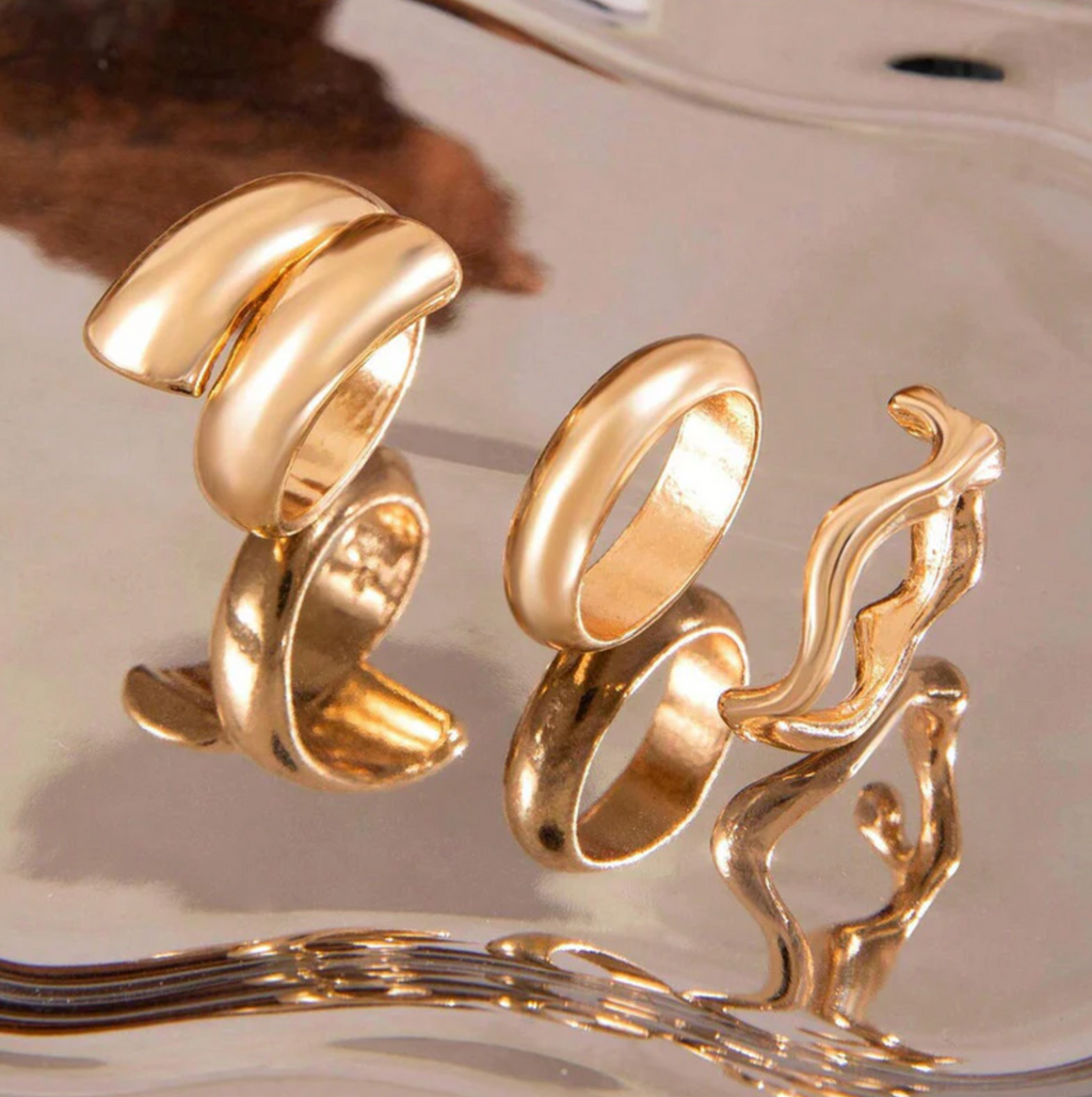 Trending Set of 3 Stackable Finger Rings