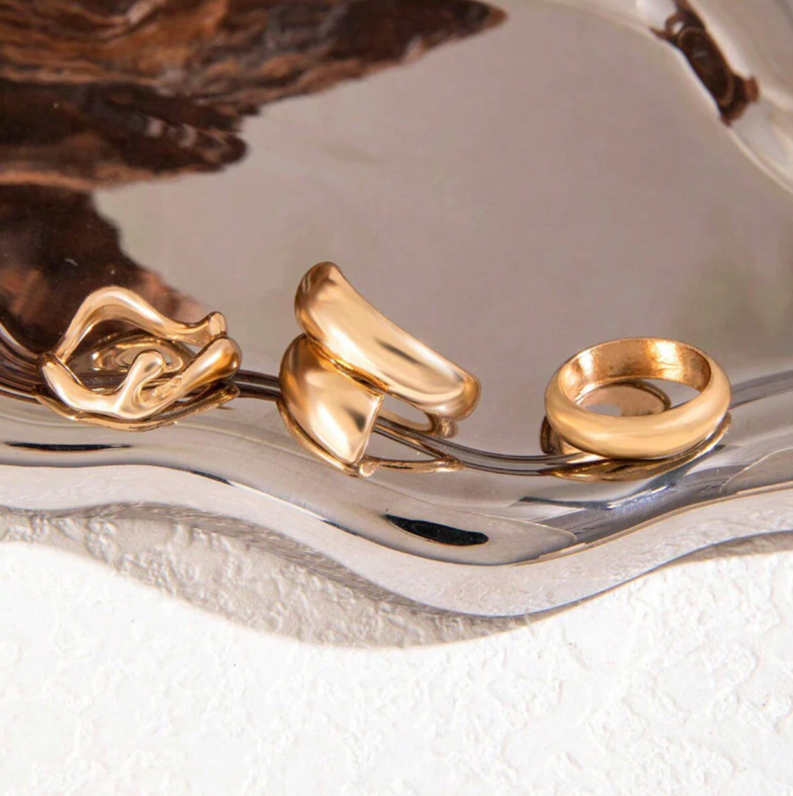 Trending Set of 3 Stackable Finger Rings