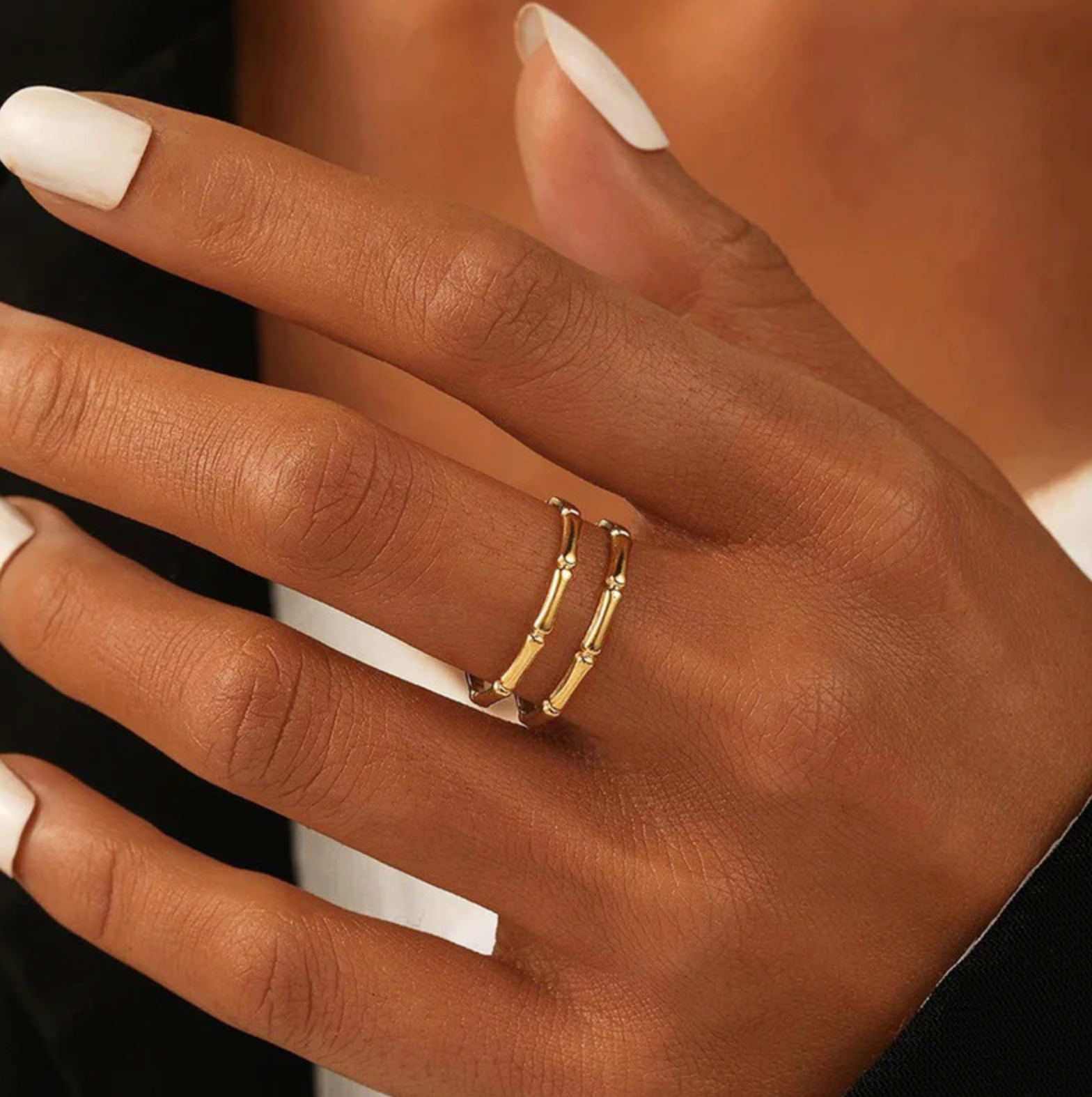 Contemporary Adjustable Finger Ring