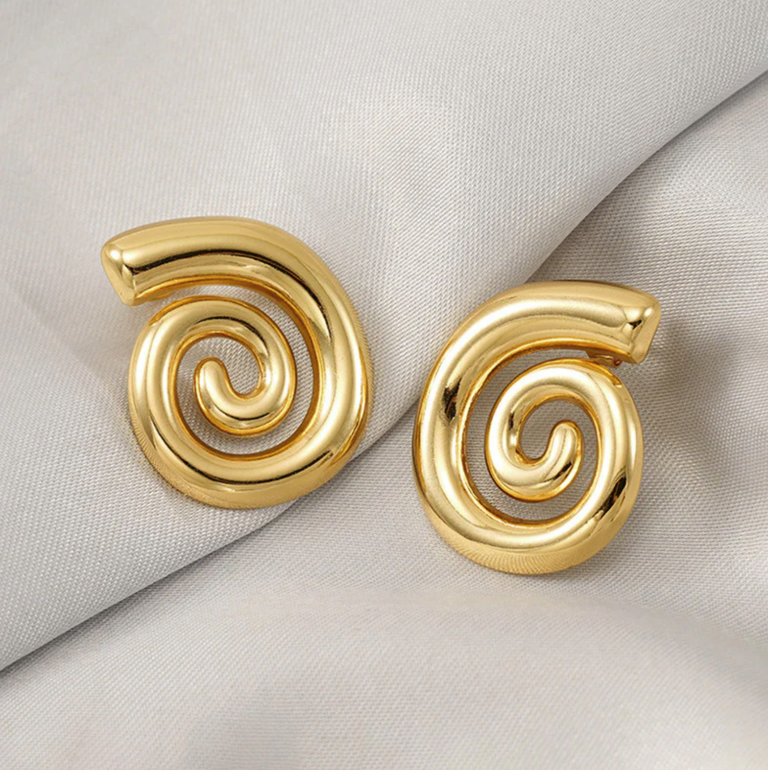 Spiral Chunky Earrings