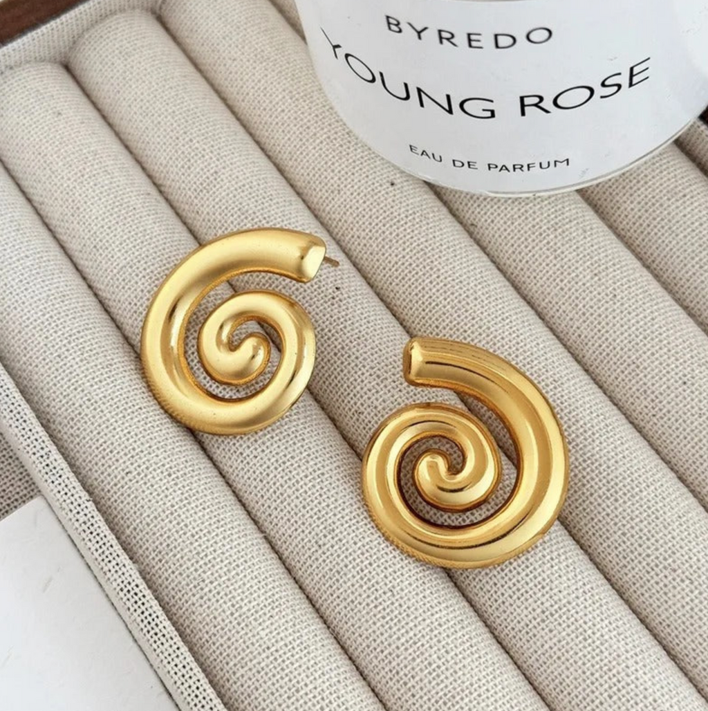 Spiral Chunky Earrings