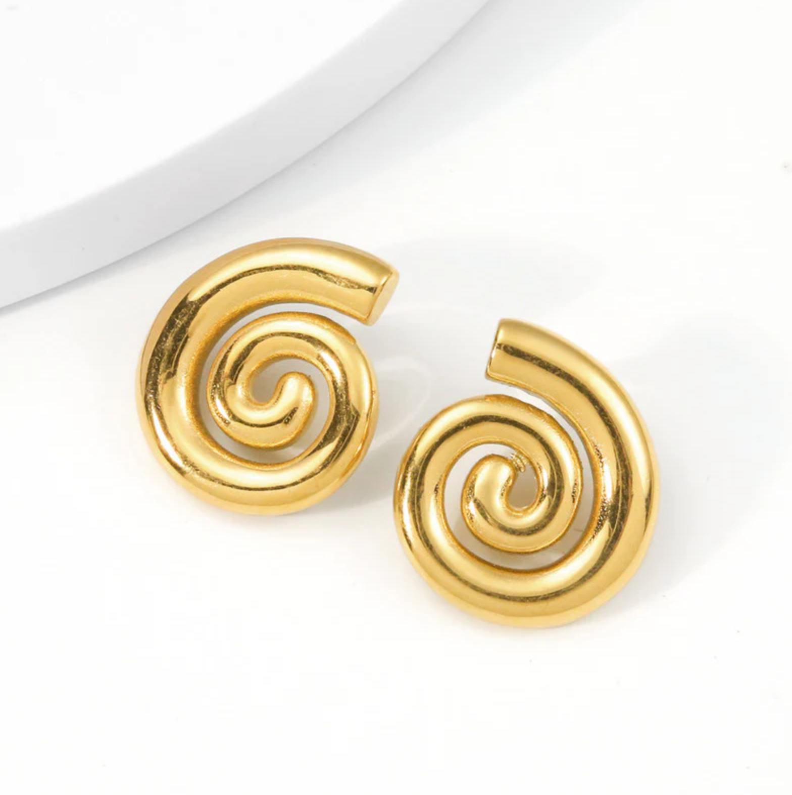 Spiral Chunky Earrings