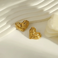 Heart Themed Stud Earrings