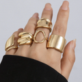 Set of 5 Stackable Finger Rings