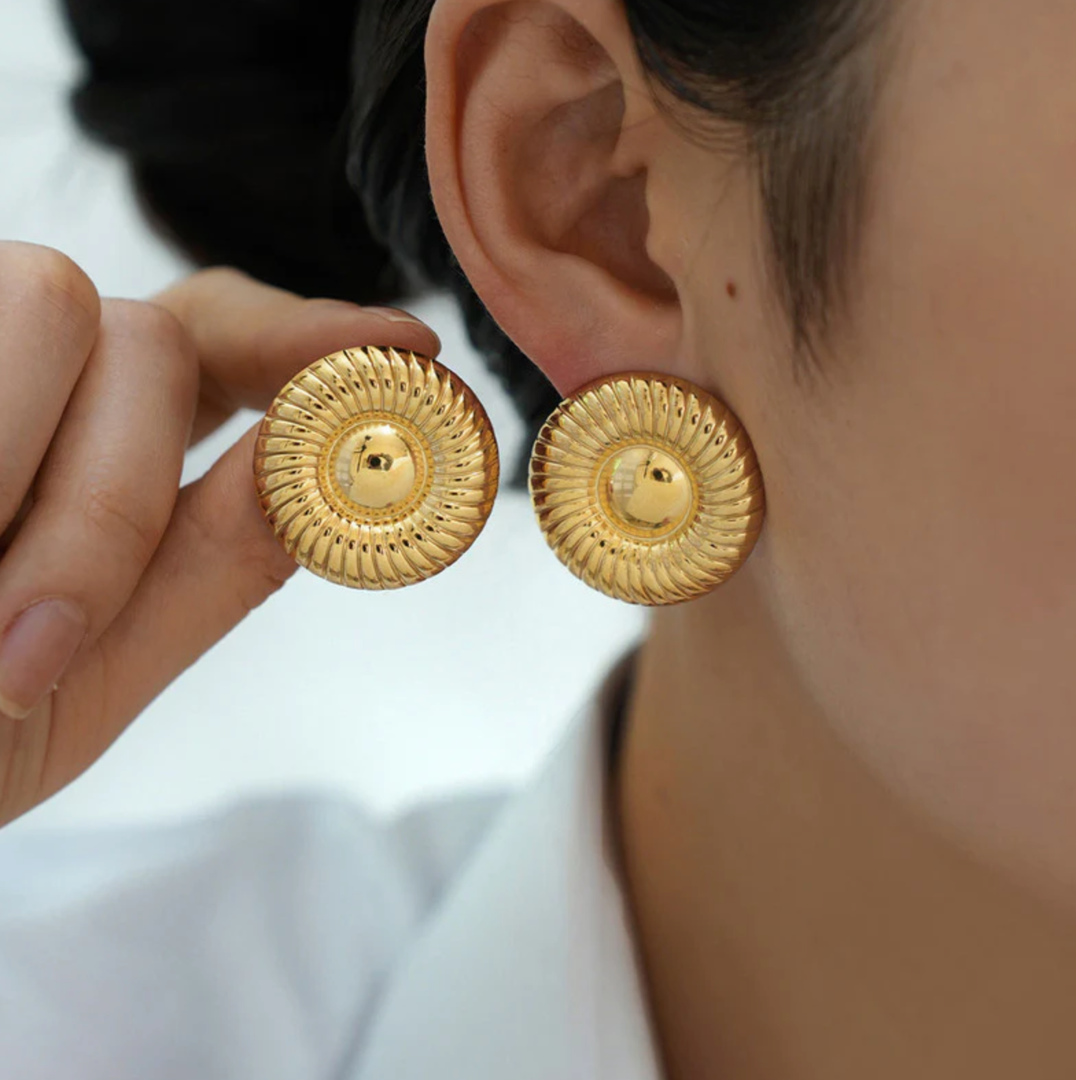 Contemporary Stud Earrings