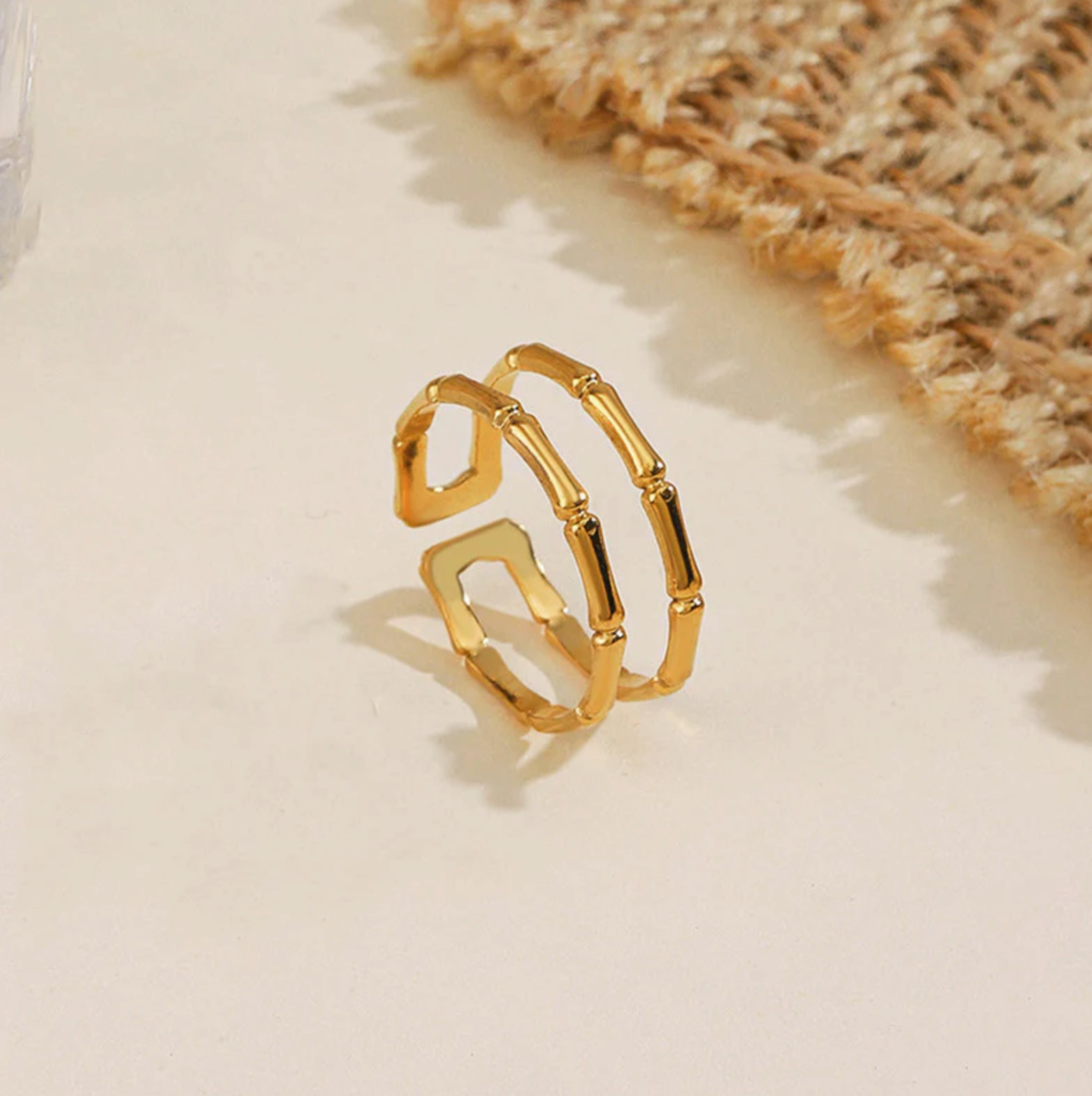 Contemporary Adjustable Finger Ring
